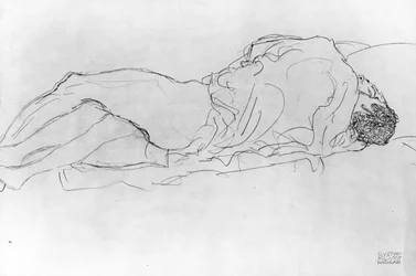 Par i säng, omkring 1915